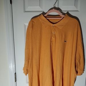 Big & Tall Men's Vineyard Vines Orange Polo Shirt Size 4 XLT